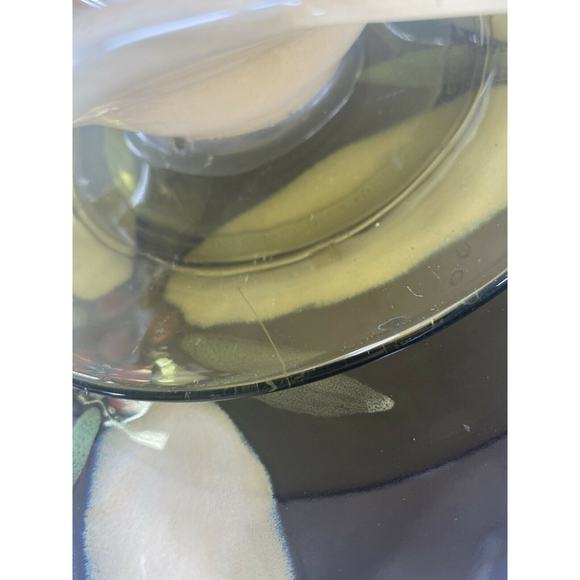 Suncatcher Yard Art Layered Flowers Tulip Tiered Repurposed Glass Garden Art - Picture 6 of 12